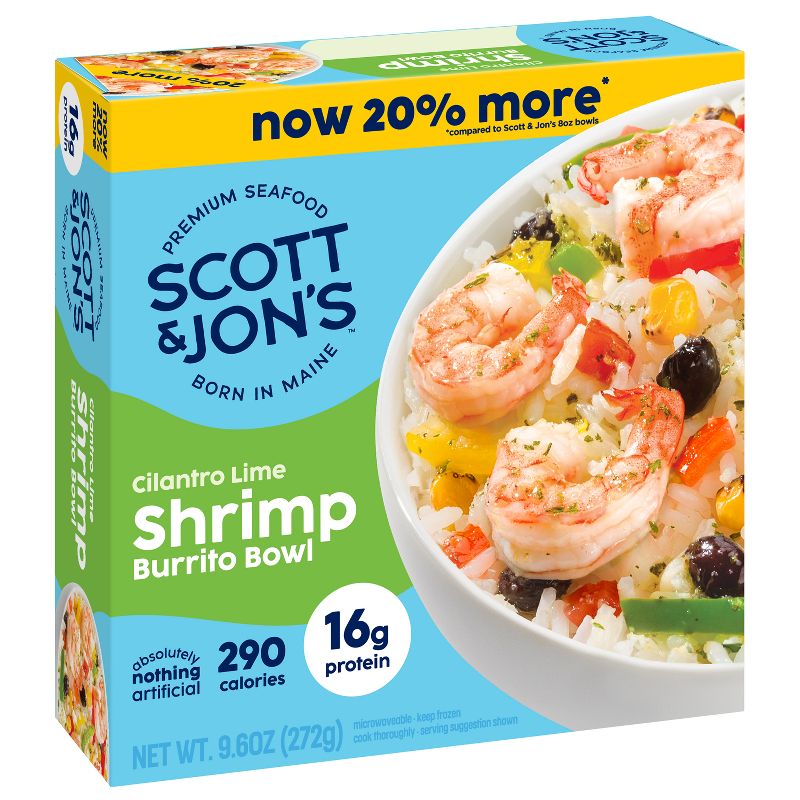 Scott &#38; Jon&#39;s Cilantro Lime Shrimp Rice Bowl Frozen Meal - 9.6oz, 3 of 9