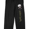 Jujutsu Kaisen Chibi Satoru Gojo Men's Black Sleep Pajama Pants - 2 of 3