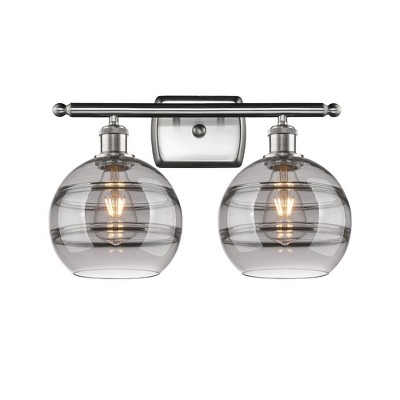 Rochester - 2 Light Bath Vanity In Industrial Style-10.88 Inches Tall and 18 Inches Wide