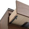 SEVOBAL Bathroom Storage Cabinets Wall Mounted Vanity With Black Sink And Soft Close Drawers for Modern Homes, Brown, 24"*18.3"*20.5" - 4 of 4