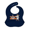 BabyFanatic Officially Licensed Unisex Silicone Baby Bib - MLB Houston Astros - 2 of 3