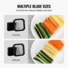 VEVOR French Fry Cutter, Potato Slicer with 1/2-Inch and 3/8-Inch Stainless Steel Blades, Manual Potato Cutter Chopper with Suction Cups - 4 of 4