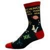 Crazy Dog T-Shirts Men's Science Like Magic But Real Socks Funny Nerdy Chemistry Sarcastic Graphic Footwear - image 3 of 4