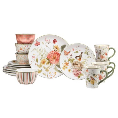 16pc Nature's Song Dinnerware Set - Certified International