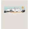 Adventure Society Grand Teton Wyoming Adult Long Sleeve Hoodie - 2 of 2