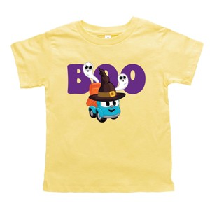 Leo the Truck Boo Wizard Hat - Toddler Short Sleeve Graphic T-Shirt - 1 of 3