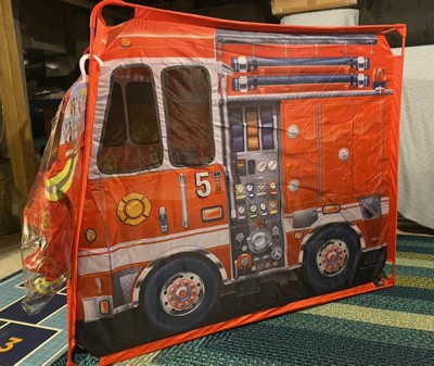 Melissa & doug fire truck best sale indoor playhouse