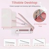 Tangkula Kids Desk & Chair Set Height Adjustable Children School Study Table & Chair Pink - 4 of 4