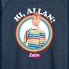 Women's - Barbie - Hi Allan Lightweight French Terry Wide Neck Long Sleeve Shirt - 2 of 4