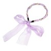 Unique Bargains Women's Satin Cross Knotted Fabric Headband 6.50"x5.71" 1 Pc - 4 of 4