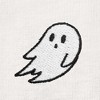 Dalix Ghost Embroidered Cotton Relaxed Fit Short Sleeve Crewneck Tee Shirt Women - 4 of 4