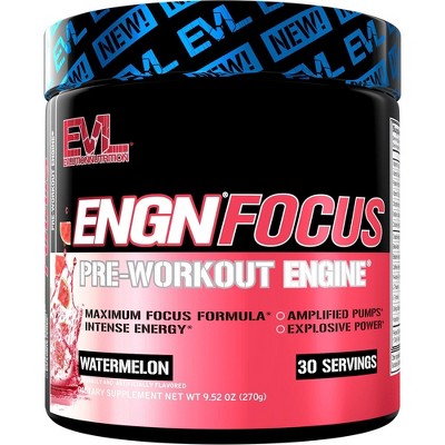 Evlution Nutrition ENGN Focus - Pre-Workout + Focus - Watermelon - 30 Servings