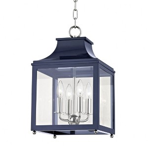 Mitzi Leigh 4 - Light Pendant in  Polished Nickel Clear Shade - 1 of 1