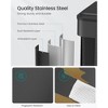 8 Gallon Double Trash Can, 2 x 30L Stainless Steel Recycling Bin with Soft-Close Lid & Removable Buckets, Dual Compartment Garbage Can for Kitchen - 4 of 4