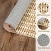 Modern Braided Printed Area Rug Farmhouse Indoor Carpet Low Pile Stain-Resistant Rugs Living Room Bedroom - 4 of 4