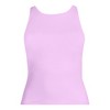 Lands' End Women's Tugless High Neck Strappy Back Tankini Swimsuit Top - 3 of 4