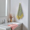 REGALWOVEN Geometry Patterned Cotton Soft Absorbent Geometry Hand Towel 13" x 28" - 2 of 4