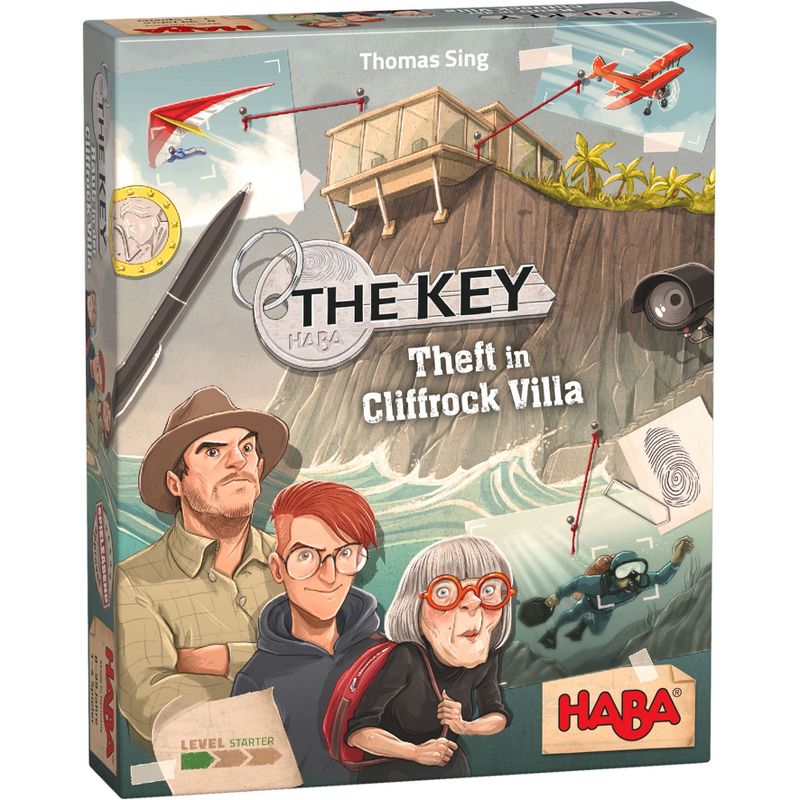 HABA The Key Game: Theft in Cliffrock Villa a Logical Deduction Game, 1 of 9