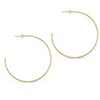 SHINE by Sterling Forever Sterling Silver Diamond-Cut 2.25" Hoop Earrings - 3 of 4