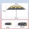 Unique Bargains Compact Umbrella Windproof Folding Lightweight for Travel - 2 of 4
