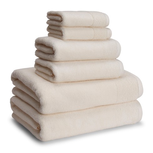 6pc Signature Solid Bath Towel Set Gold - Cassadecor : Target