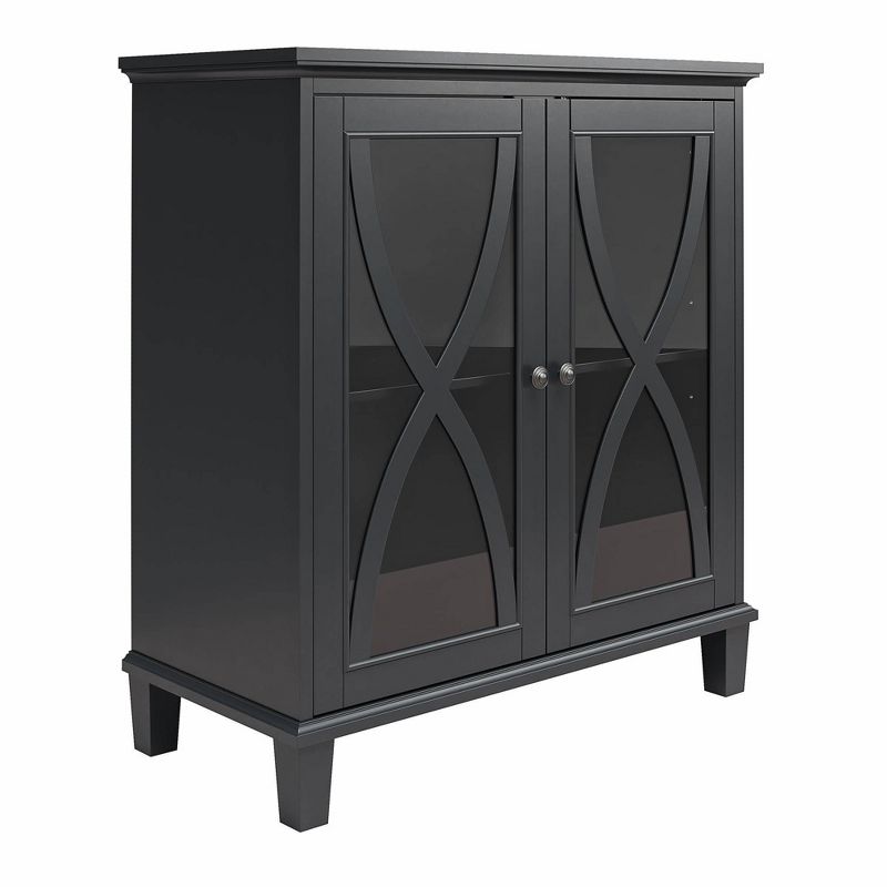 Catrin Accent Cabinet with Glass Doors - Room & Joy, 5 of 9