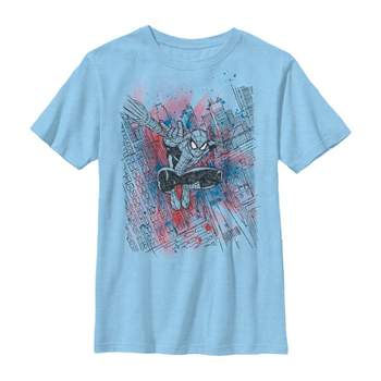 Boy's Marvel Spider-Man Color Smudge T-Shirt