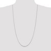 Black Bow Jewelry 1.25mm Sterling Silver Diamond Cut Round Snake Chain Necklace - 2 of 4