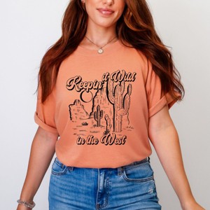 Simply Sage Market Keepin It Wild In The West Garment Dyed Tee - 1 of 4