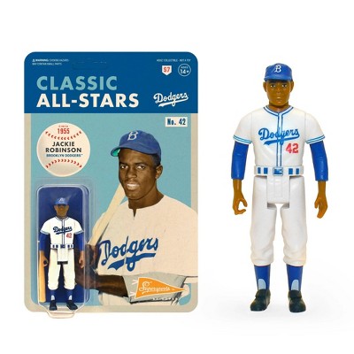 Super7 Dodgers Jackie Robinson MLB ReAction Figure