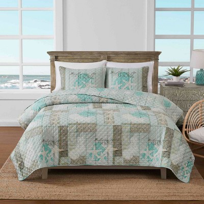 Avanti Linens Beachcomber Twin Quilt Set