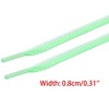 INSPIRE CHIC Wide Flat Gradient Colored Shoelaces for Sneakers 1 Pair - 3 of 4