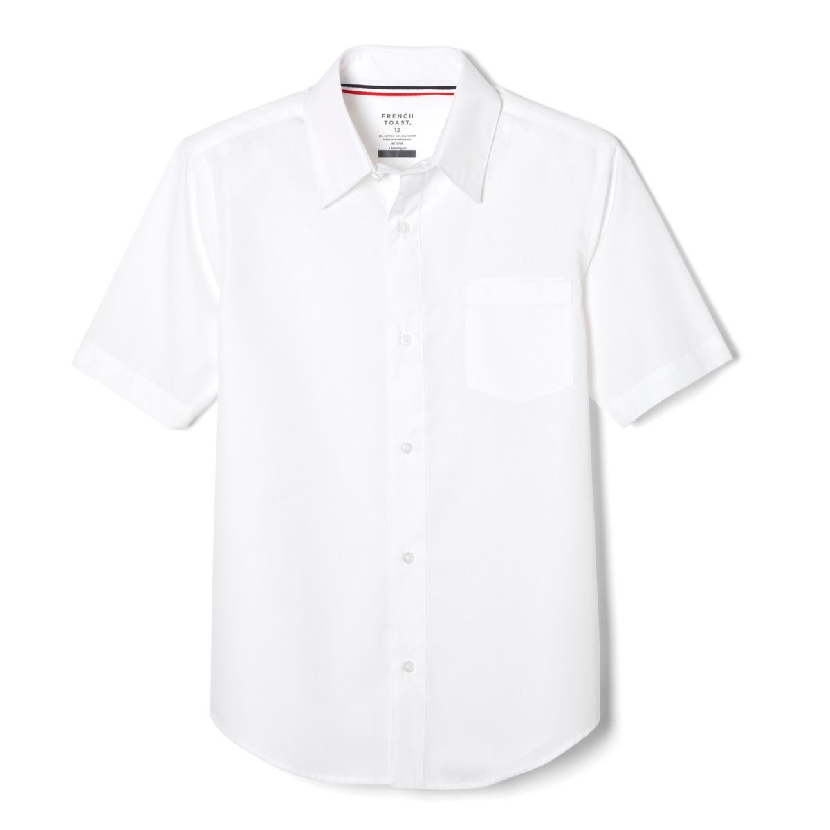 French Toast School Uniform Boys Short Sleeve Dress Shirt
