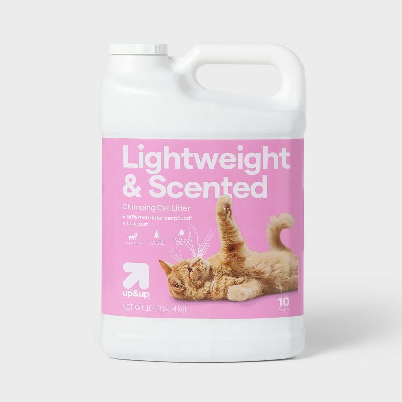 Lightweight Scented Clumping Cat Litter - up & up™, 1 of 5