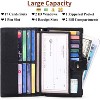 Women’s Large Capacity RFID Blocking Leather Wallet, Credit Card Organizer Purse with Checkbook Holder, Secure Zipper Pocket for Travel & Daily Use - 4 of 4