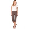 Rekucci Women’s Pull-On Comfort Capri Pants with Back Lacing Detail & Pockets – Mid-Rise Stretch Capris - 4 of 4