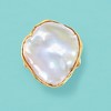 Ross-Simons 20x16mm Cultured Baroque Keshi Pearl Ring in 18kt Gold Over Sterling - 4 of 4