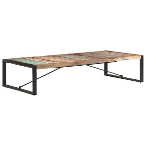 vidaXL Coffee Table Multicolour Reclaimed Wood Large Durable - 1 of 1