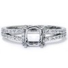 Pompeii3 1/2ct Split Shank Diamond Engagement Ring Setting 14K White Gold - Size 6.5 - 2 of 4