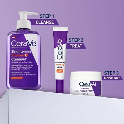 CeraVe Brightening Vitamin C Cleanser For Dull & Uneven Toned Skin - 8 fl oz