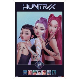 Trends International Netflix KPop Demon Hunters (2025) - Huntrix Comeback Group Framed Wall Poster Prints - 1 of 4
