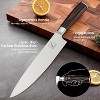 imarku Knife Set, 20-Pieces Premium Kitchen Knife Set, Japanese High Carbon Steel Knife Set with Block and 2 Pull-away Steak Knife Block Set - 3 of 4