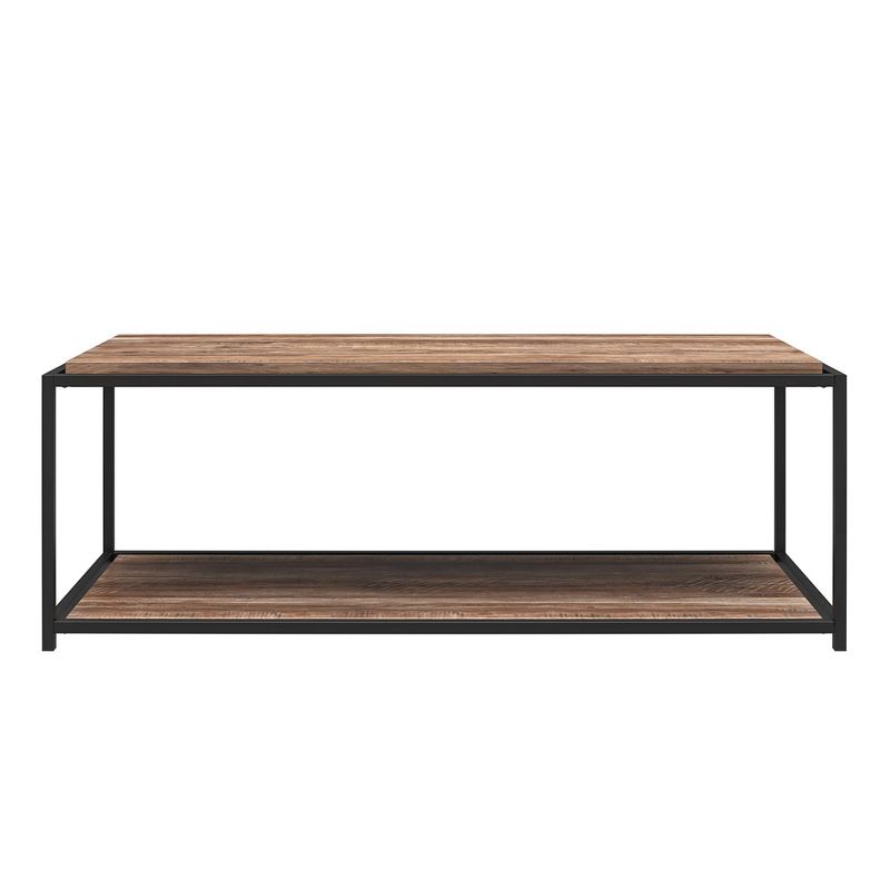 RealRooms Fayette Coffee Table, Weathered Oak, 4 of 5
