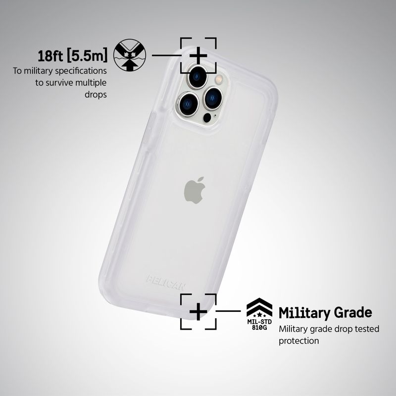 Pelican Apple iPhone 13 Voyager Series Case - Clear, 4 of 9