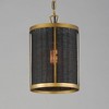 Maxim Lighting Rattan 1 - Light Pendant in  Natural Aged Brass - 3 of 4