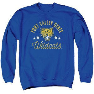 Fort Valley State University Official Wildcats Adult Crewneck Sweatshirt - 1 of 4