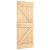 VidaXL Door NARVIK 33.5"x82.7" Solid Wood Pine - 2 of 4