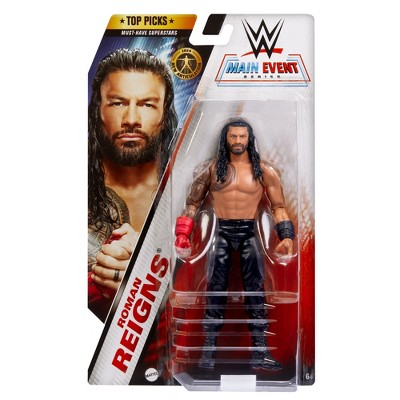 Wwe Main Event Top Picks 2024 Wave 3 Roman Reigns Action Figure : Target