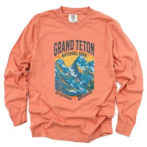 Simply Sage Market Grand Teton National Park Explore More Garment Dyed Long Sleeve - 1 of 4