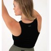 Women's Crinkle Racerback Crop Tank Top - Bloch - 3 of 3